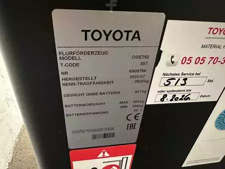 Horisontal ordreplukker 2022  Toyota OSE 250 - 77 Stunden !!!! (5)