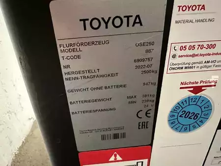 Commissionatori orizzontali 2022  Toyota OSE 250 - 85 Stunden !!!! (5)