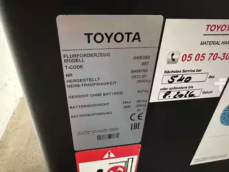 Horisontal ordreplukker 2022  Toyota OSE 250 - 91 Stunden !!!! (5)