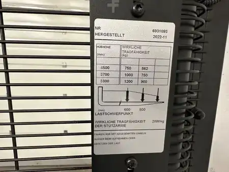 Apilador eléctrico 2022  Toyota SPE 120 L - TRIPLEX 4,5 m - 93 Bts. !!!!!! (6)