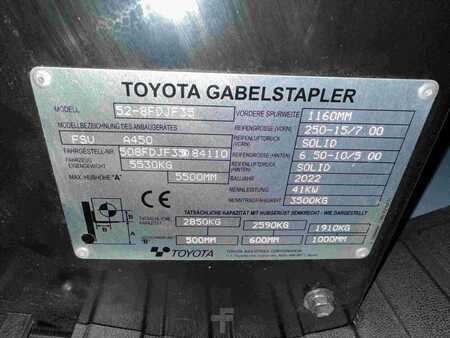 Chariots élévateurs diesel 2022  Toyota 52-8FDJF35 - TRIPLEX - NEUWERTIG !!! (10)