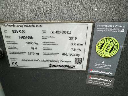 Retraky 2019  Jungheinrich ETV C 20 - TRIPLEX 5 m (10)