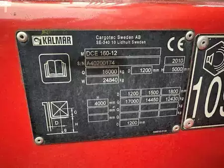 Diesel Forklifts 2010  Kalmar DCE 160-12 (8)