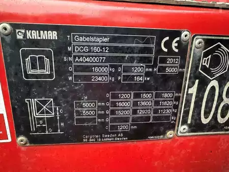 Diesel Forklifts 2012  Kalmar DCG 160-12 (7)