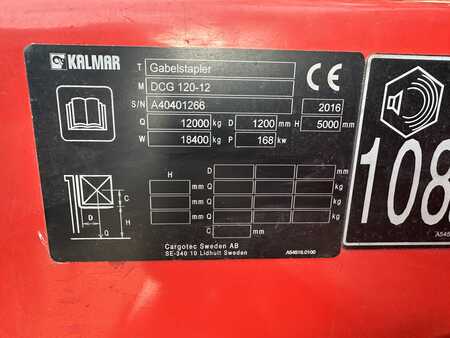 Dízel targoncák 2016  Kalmar DCG 120-12 - COMPLETELY OVERHAULED !!! (8)