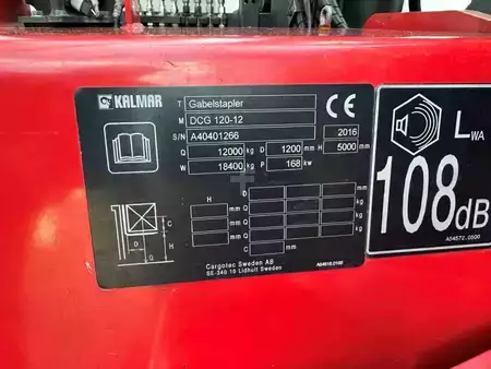 Diesel Forklifts 2016  Kalmar DCG 120-12 - COMPLETELY OVERHAULED !!! (9)