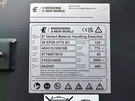 Eléctrica de 4 ruedas 2025  Kalmar ECG 140-6 - 442 Stunden !!!! (7)