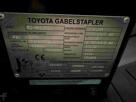 Chariots élévateurs diesel 2021  Toyota 52-8FDJF35 - TRIPLEX - NEUWERTIG (10)