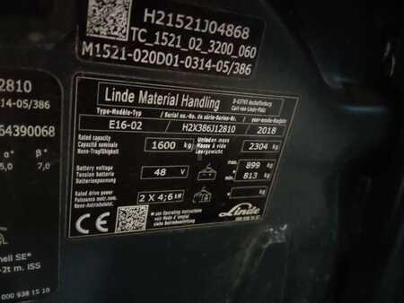 Eléctrica de 3 ruedas 2018  Linde E16-02 (2)