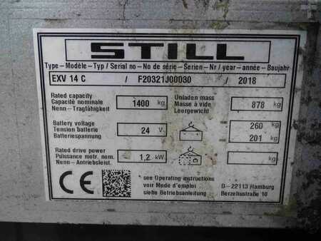 Ruční vysokozdvižný vozík 2018  Still EXV14C (2)