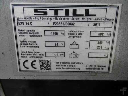 Ruční vysokozdvižný vozík 2018  Still EXV14C (2)