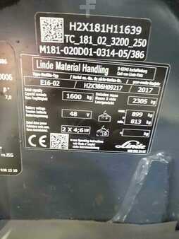Elektryczne 3-kołowe 2017  Linde E16-02 (2)