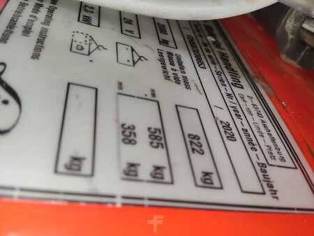 Wózek do komisjonowania poziomego 2020  Linde N20CB/LiIon (2)