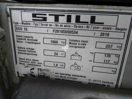 Wózki niskiego podnoszenia 2019  Still ECU16 (2)