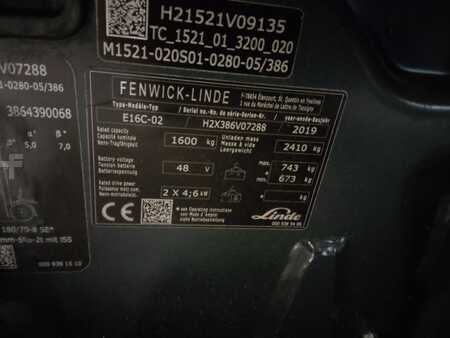 Elektro tříkolové VZV 2019  Linde E16C-02 (2)
