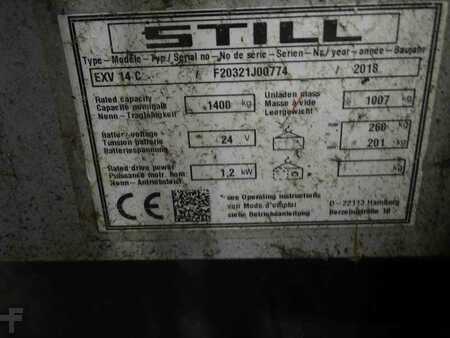 Ruční vysokozdvižný vozík 2018  Still EXV14C (2)