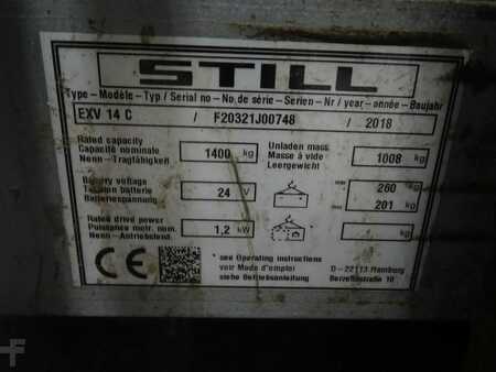 Ruční vysokozdvižný vozík 2018  Still EXV14C (2)