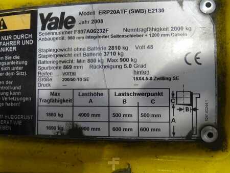 Elektro tříkolové VZV 2008  Yale ERP 20 ATF (2)