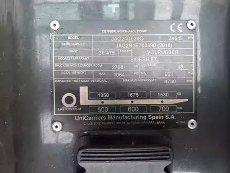 Eléctrica de 4 ruedas 2018  Unicarriers JAG2N1L20Q (10)