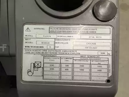 Nestekaasutrukki 2007  Mitsubishi FG20CN (5)