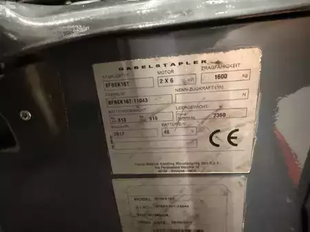 Elektro 3 Rad 2017  Toyota 8FBEK16 (5)