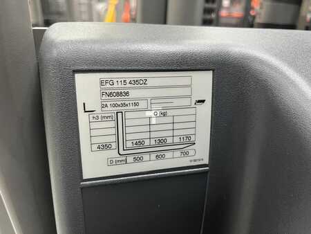 El truck - 3 hjulet 2019  Jungheinrich Elektro Gabelstapler EFG 115 (6)