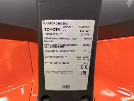Wózek wysokiego podnoszenia 2018  Toyota SWE 160L (5)