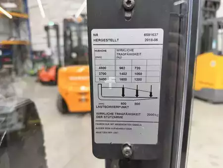 Wózek wysokiego podnoszenia 2018  Toyota SWE 160L (7)