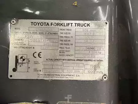 Elektro tříkolové VZV 2021  Toyota 7FBEST13 (5)