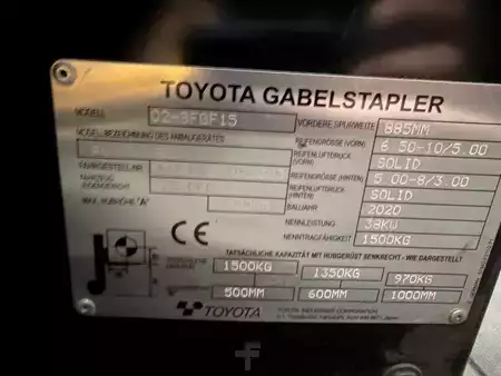 Wózki gazowe 2020  Toyota 02-8FGF15 (7)