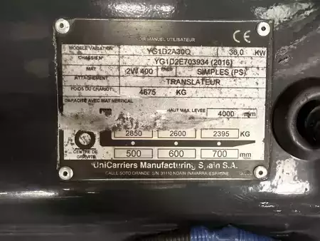 Empilhador diesel 2016  Nissan YG1D2A30Q (6)