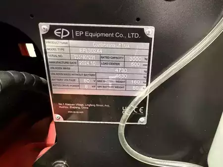 Elektro čtyřkolový VZV 2024  EP Equipment EFL302X4 (9)