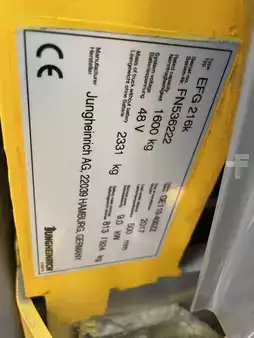Elektromos 3 kerekű 2017  Jungheinrich Elektrostapler EFG 216 K (8)
