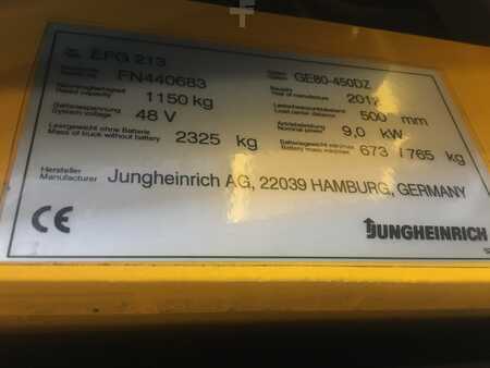 Elektro tříkolové VZV 2012  Jungheinrich EFG 213 (4)