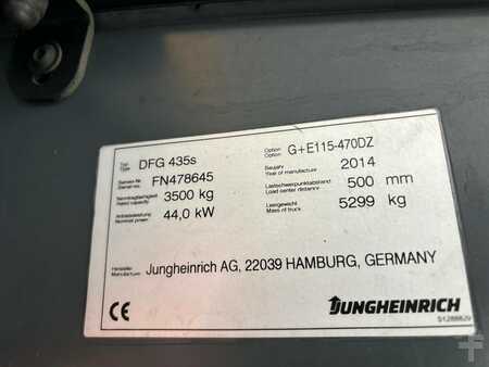 Diesel gaffeltruck 2014  Jungheinrich DFG 435S (10)