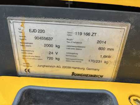 Hochhubwagen  Jungheinrich EJD220 Elektro (4)