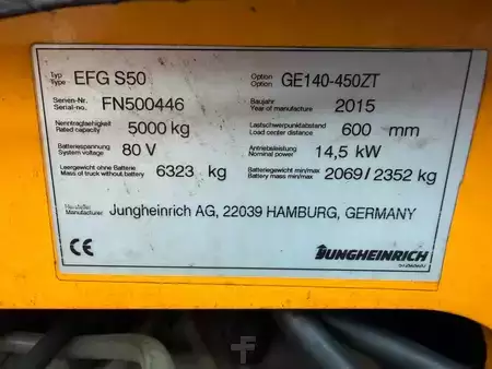 El Truck - 4-hjul 2015  Jungheinrich EFG S50 (4)