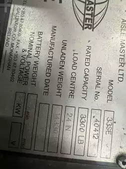 Montacargas Eléctrico (4 ruedas) 2018  Aisle Master 33SE (2)