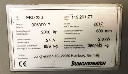 Apilador conductor incorporado 2017  Jungheinrich 90539917 (7)