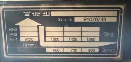 Reach Truck 2012  Jungheinrich ETV 216 Service Neu - 6.566 Std.- 9,02m Hub - Batterie 80% (9)