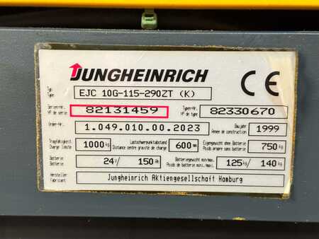 Apilador eléctrico 1999  Jungheinrich 82131459 (11) 
