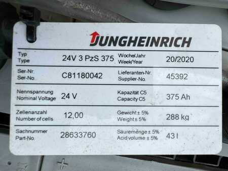 Apilador conductor incorporado 2020  Jungheinrich 98270693 (12)
