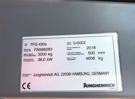 Jungheinrich TFG 430S -  5,5M HUBHÖHE -  TRIPLEX - 4 VENTILE