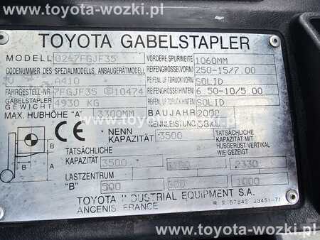 Wózki gazowe 2000  Toyota 7FGJF35 (10)
