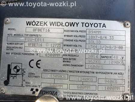 Elektro tříkolové VZV 2014  Toyota 8FBET16 (19)