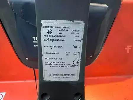 Wózki niskiego podnoszenia 2015  BT LWE200 (15)