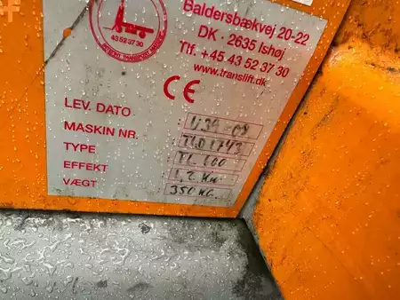 Máquinas de plataforma elétrica 2008  Translift TLD600 (10)