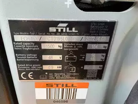 Lavtløftende truck 2022  Still ECH 15 (10)