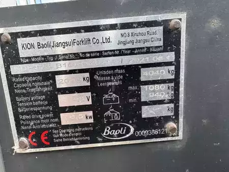Eléctrico - 3 rodas 2021  Baoli KBET20 (16)