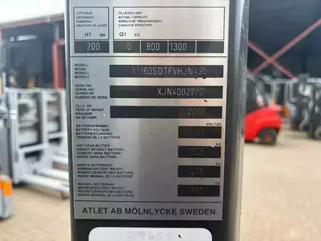 Hochhubwagen Sitz 2006  Atlet XJ160 (15)